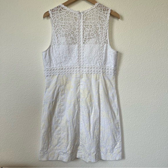 Lilly Pulitzer White/ Cream Dress Size 12 - Picture 4 of 11